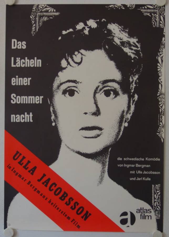 Das Lächeln einer Sommernacht originales deutsches Filmplakat (R60s)